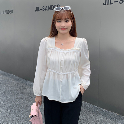 大码上衣炸街加肥衬衫