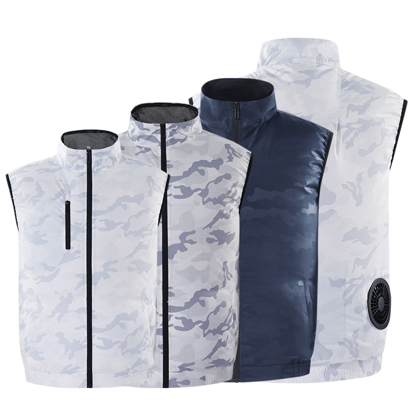 空调服降温工地电焊背心马甲潮