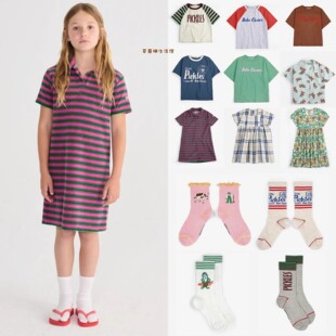 2026春夏款童装BC系列男女童连衣裙短袖T恤短长裤运动套装家居服