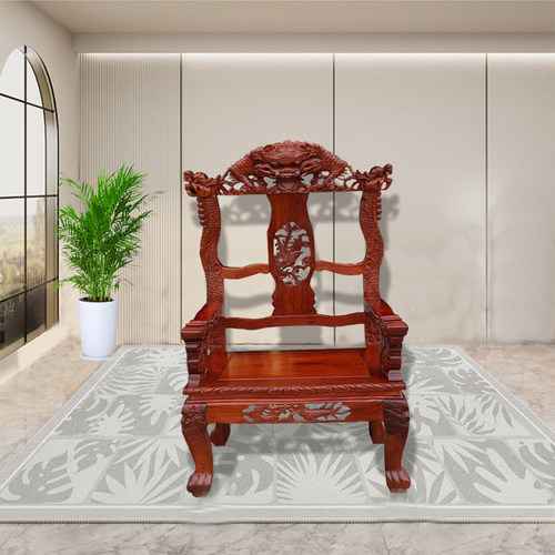 红木缅甸花梨木办公椅办公椅龙椅