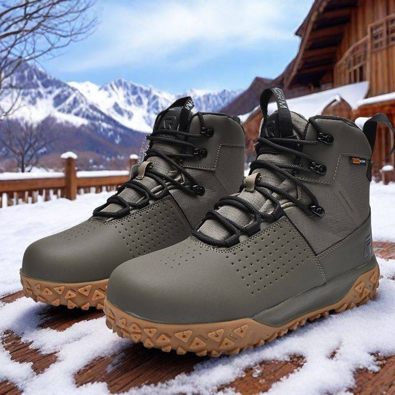 抗寒-30°男鞋冬季纯皮户外登山鞋防水防滑加绒羊毛保暖雪地靴,户外/登山/野营/旅行用品,雪地靴,淘宝优惠券,粉丝福利购,淘宝优惠卷