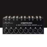 Необоротный профессиональный аудиосигнал мини -тип стерео, восьмиканальный микшер индуктивности наружный певец, миксер певец