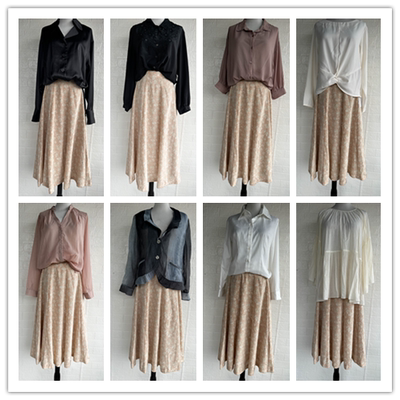 Vintage日系复古着巴洛克碎花森系文艺女小清新涤纶雪纺衬衫