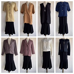 套装 春秋复古着vintage孤品中古日本制羊毛西装 外套经典