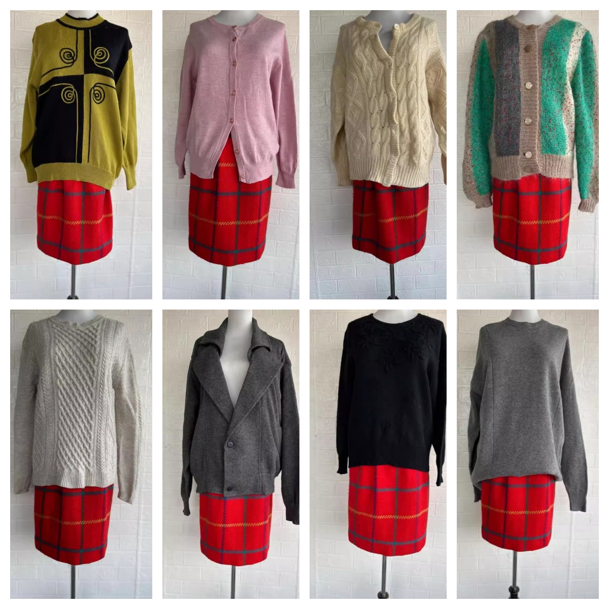 清货秋冬日制Vintage复古着孤品森系北欧费尔岛民族麻花套头毛衣