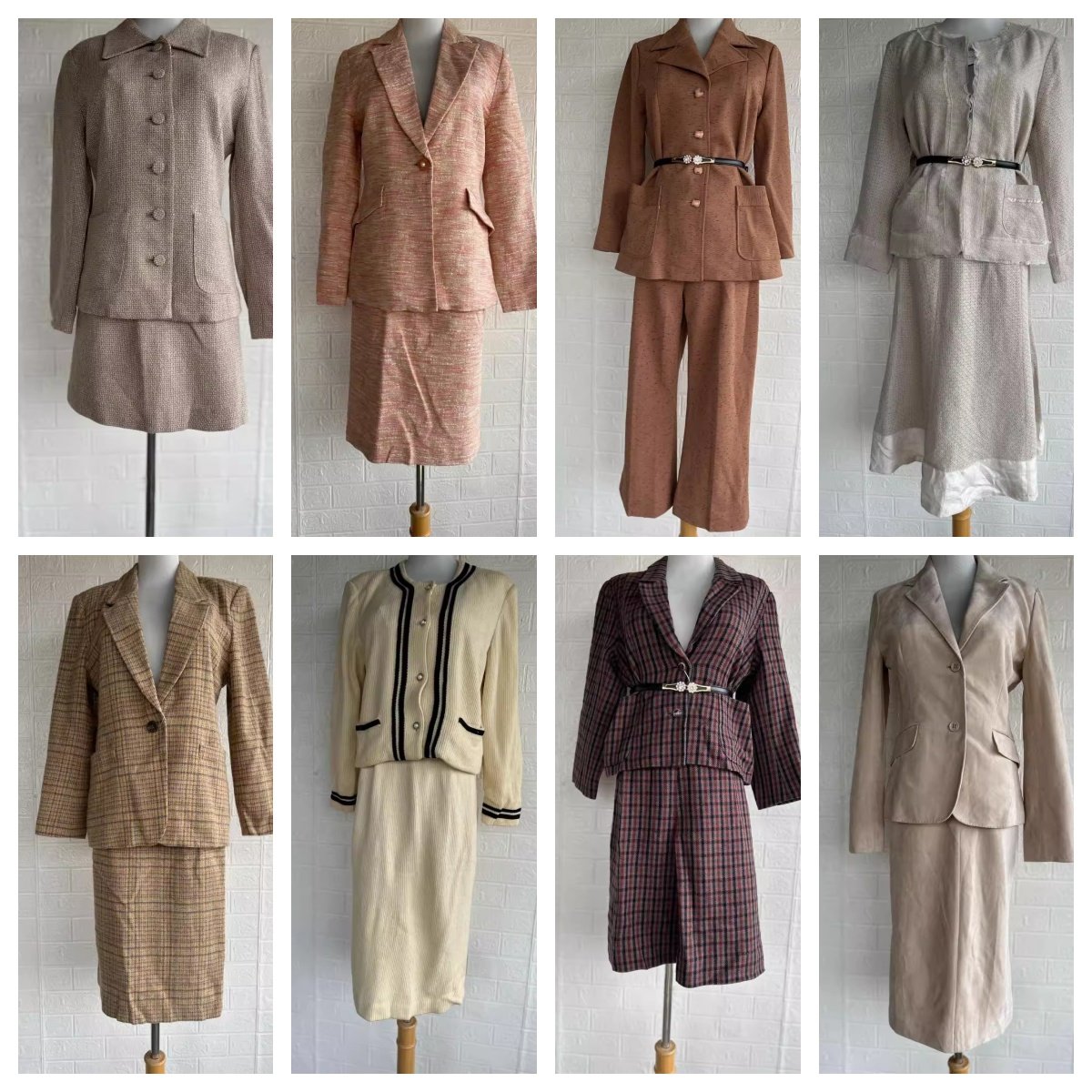 vintage女复古着森直筒修身时尚休闲办公小西装外套装,女装/女士精品,时尚套装,淘宝优惠券,粉丝福利购,淘宝优惠卷