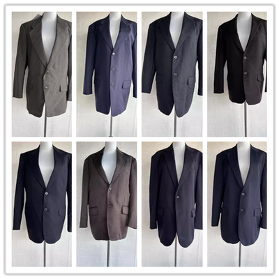 春秋复古着vintage孤品中古日本制羊毛西装外套男女款