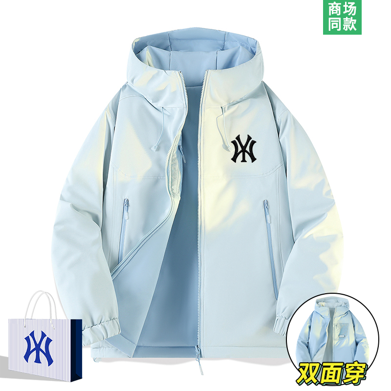 双面穿棉衣男士冬季加厚保暖棉服