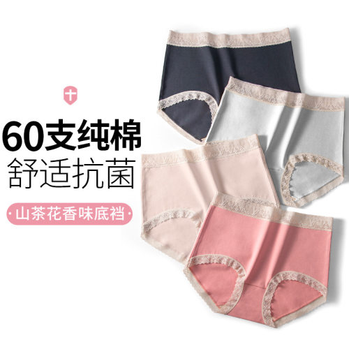 棉质女士内裤透气舒适耐穿抗菌