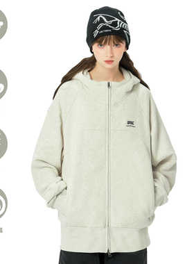 KXLFCHN空穴来风 重磅拉链卫衣外套男女秋冬潮牌休闲连帽百搭开衫