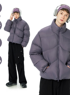 KXLFCHN空穴来风 90白鸭绒羽绒服男女冬季加厚保暖外套短款面包服