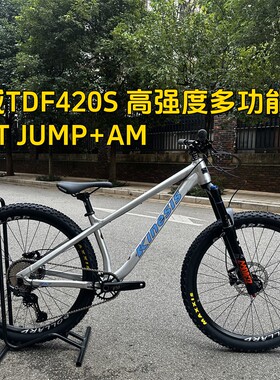 KINESIS卜威TDF420拉丝银 单速版 DJ土坡硬尾AM 27.5桶轴山地车