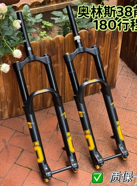 Ohlins 奥林斯38 M.1前叉 山地车大行程桶轴气叉 180mm 27.5/29