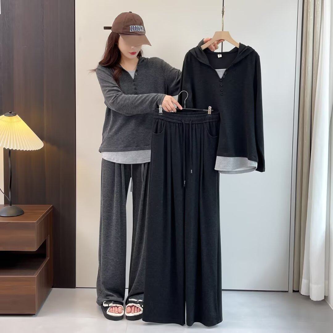 大码女装2026春新款胖mm休闲运动套装宽松遮肉显瘦连帽两件套480,女装/女士精品,大码套装,淘宝优惠券,粉丝福利购,淘宝优惠卷