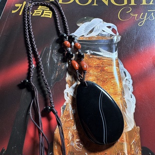 一物一图影子石红竹石吊坠男女款礼品