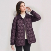 丽新折扣女装 羽绒服 95鸭绒轻盈高品质百搭轻薄翻领 D姿 系列