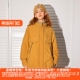 系列冬白鸭绒加厚防风小袖 丽新折扣女装 Y鹰2 口下摆简约羽绒服单