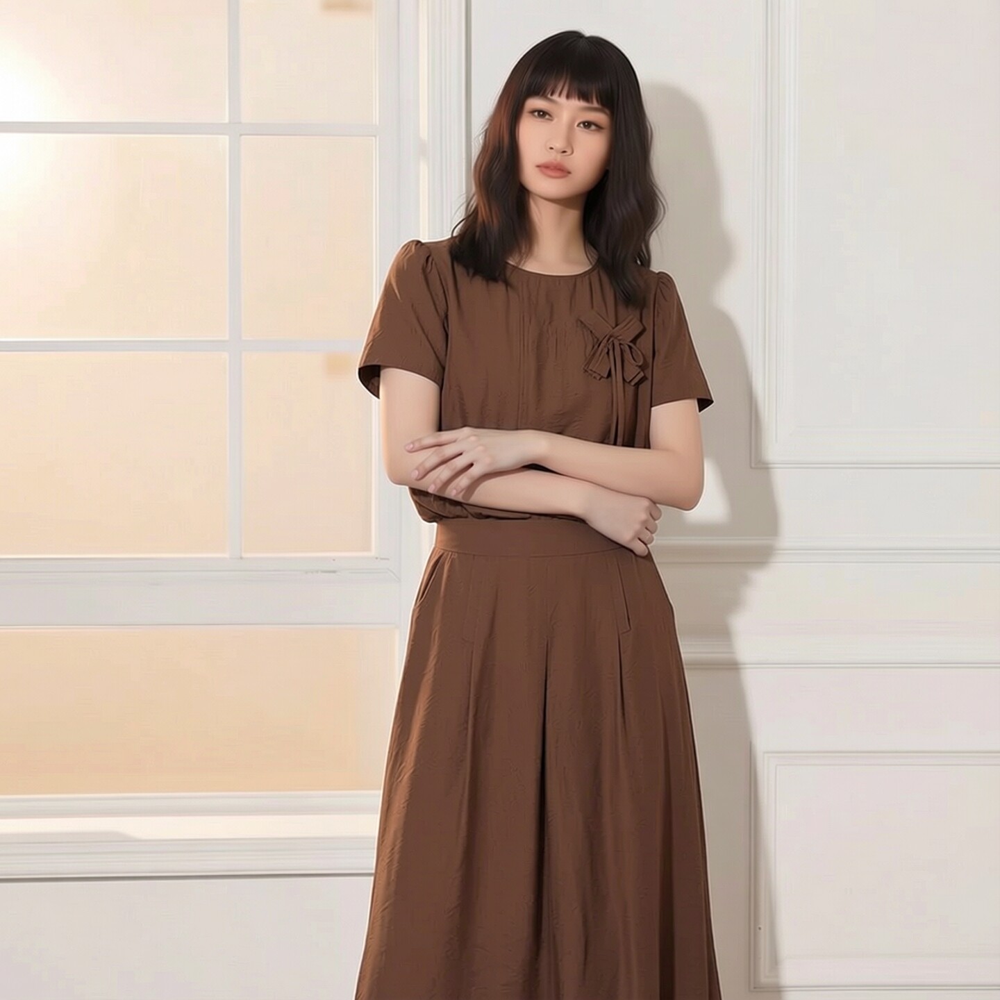 丽新折扣夏季气质高雅女装套装