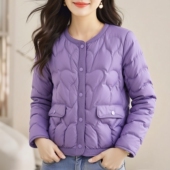 丽新折扣女装 羽绒服 95鸭绒轻盈高品质休闲百搭圆领 D姿 系列