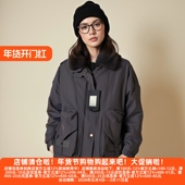 系列皮草休闲中性派克服可拆卸皮毛一体工装 丽新折扣女装 Y鹰2