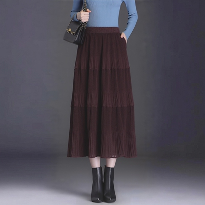 M魅系列高端A字半身裙