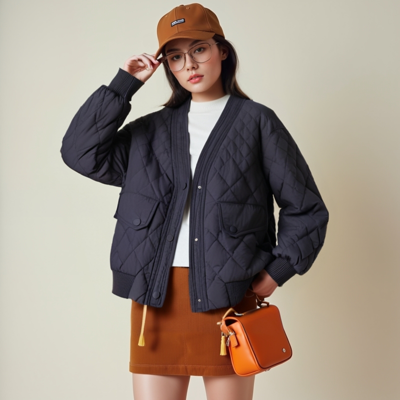 丽新折扣女装 九天 系列 欧货知名品牌显瘦冬装品质白鸭绒羽绒服