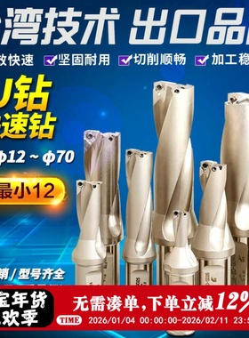 5DU钻快速钻舍弃式暴力出水钻头WCSP刀片12-70直径2倍3倍4倍5倍