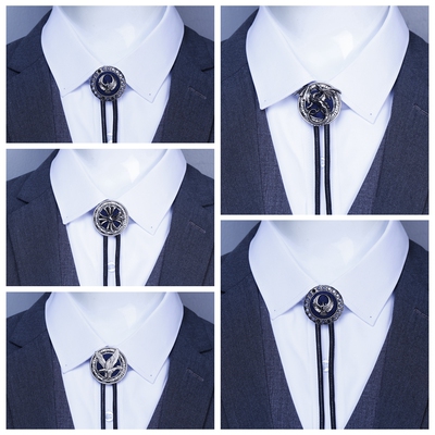 金属老鹰五角星波洛领带领绳