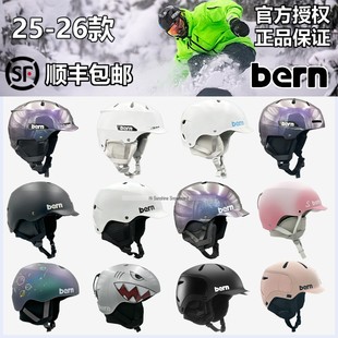 2526美国BERN单板双板滑雪头盔男女款 超轻可选碳纤维MIPS 亚洲版