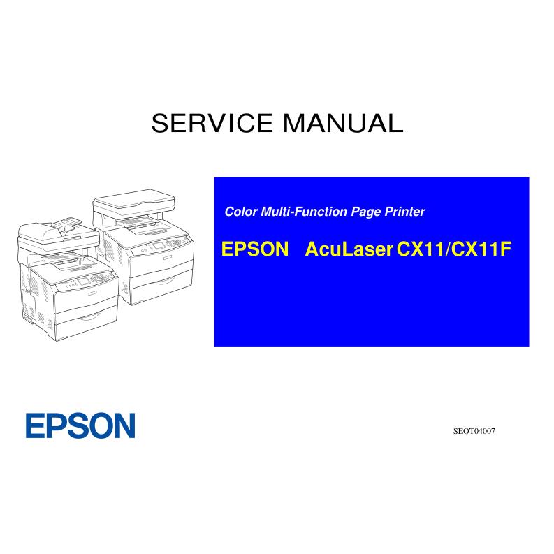 爱普生 AcuLaser CX11 CX11F 英文维修手册