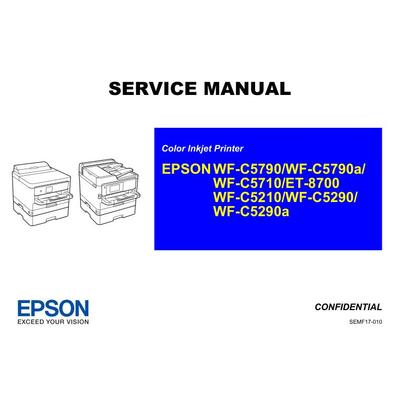 爱普生C5290 C5290a ET-8700喷墨打印机英文维修手册