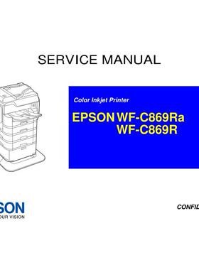 爱普生 WF C869R C869Ra 彩色喷墨打印机英文维修手册