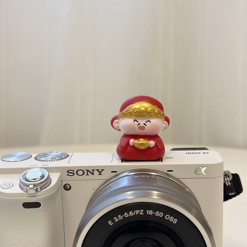 可爱小财神相机热靴盖装饰富士佳能索尼尼康奥林巴斯徕卡热靴盖