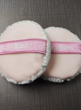 现货 日本本土 ROSA ROSY毛绒美妆蛋圆形散粉扑粉扑美妆工具 替换