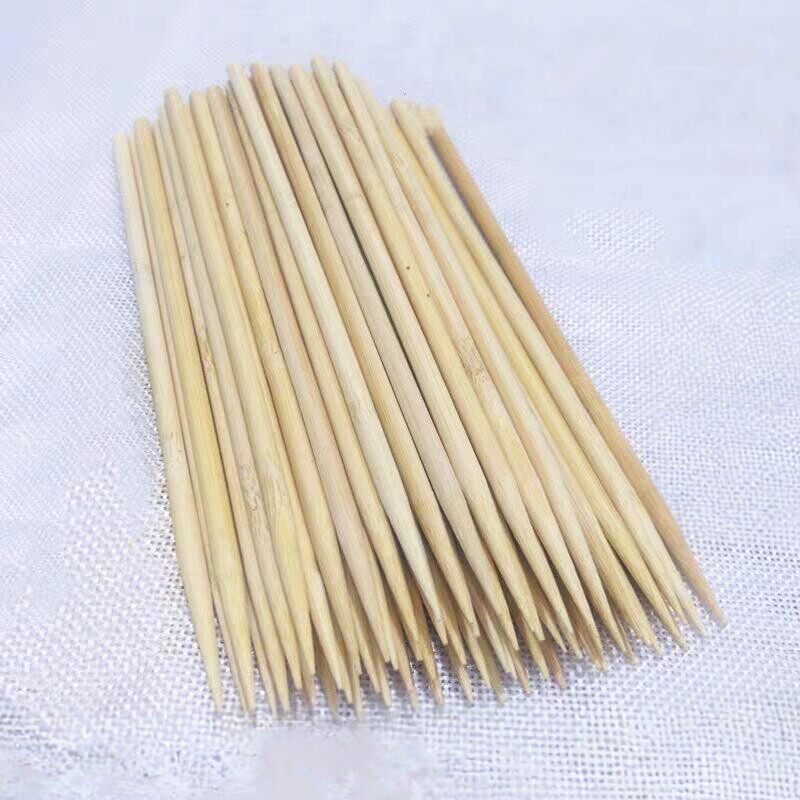 6.0mm35/40cm50/60cm80cm1米尖头脆皮玉米竹签子蜂箱鸟笼竹大竹签