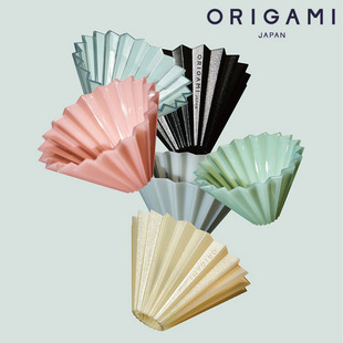 Air手冲咖啡锥形V60蛋糕过滤杯 树脂折纸滤杯 日本原装 Origami