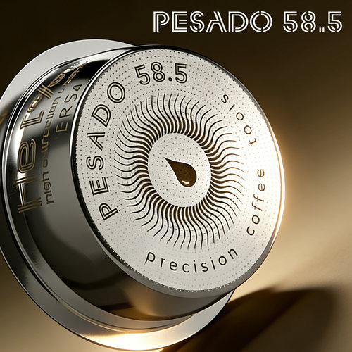 澳洲PESADO粉碗He[%]全覆盖无槽直身无底粉碗 意式咖啡机粉碗58.5