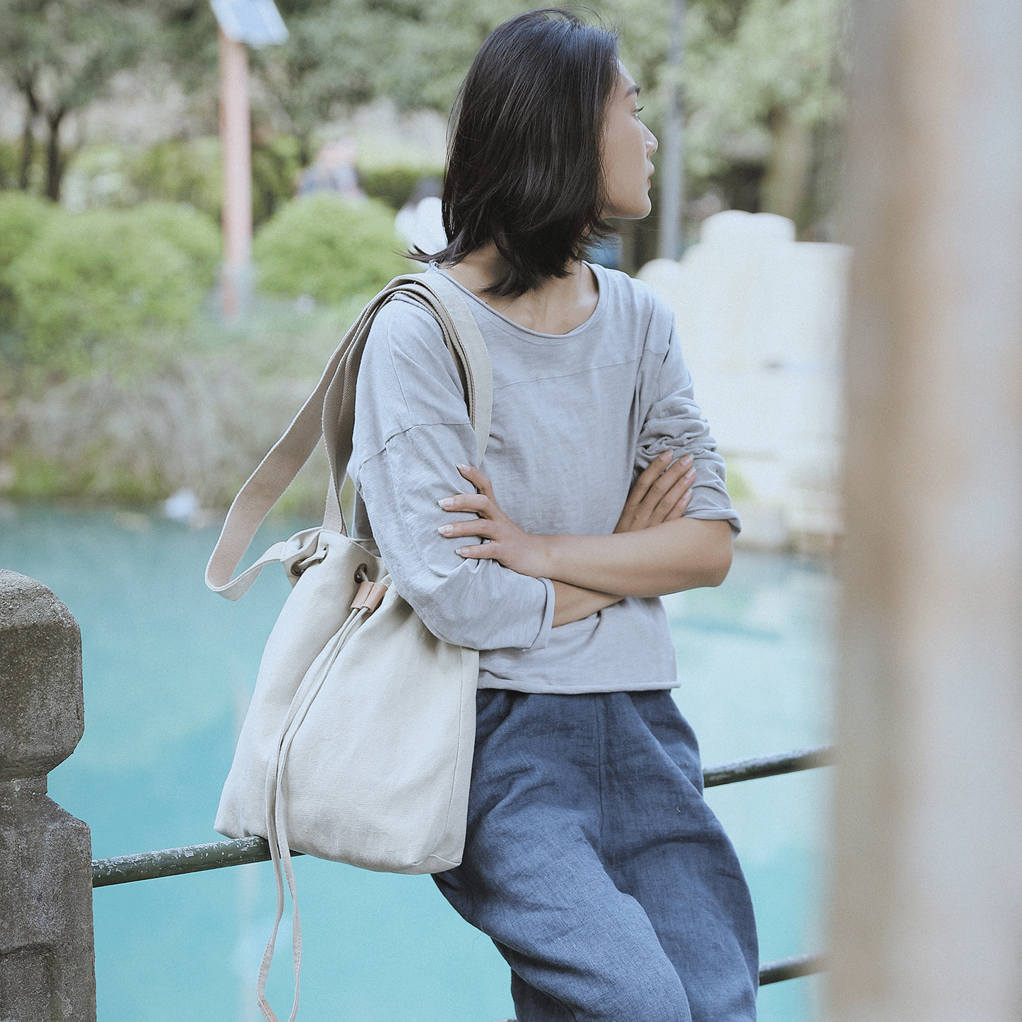 庸庸休闲斜跨单肩帆布包女文艺百搭上班单肩托特包手提帆布袋,箱包皮具/热销女包/男包,通用款女包,淘宝优惠券,粉丝福利购,淘宝优惠卷