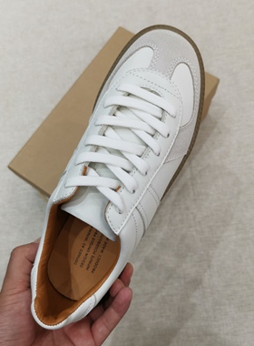reproduce复古德训牛皮运动鞋新款春夏休闲鞋不磨脚 自主正品