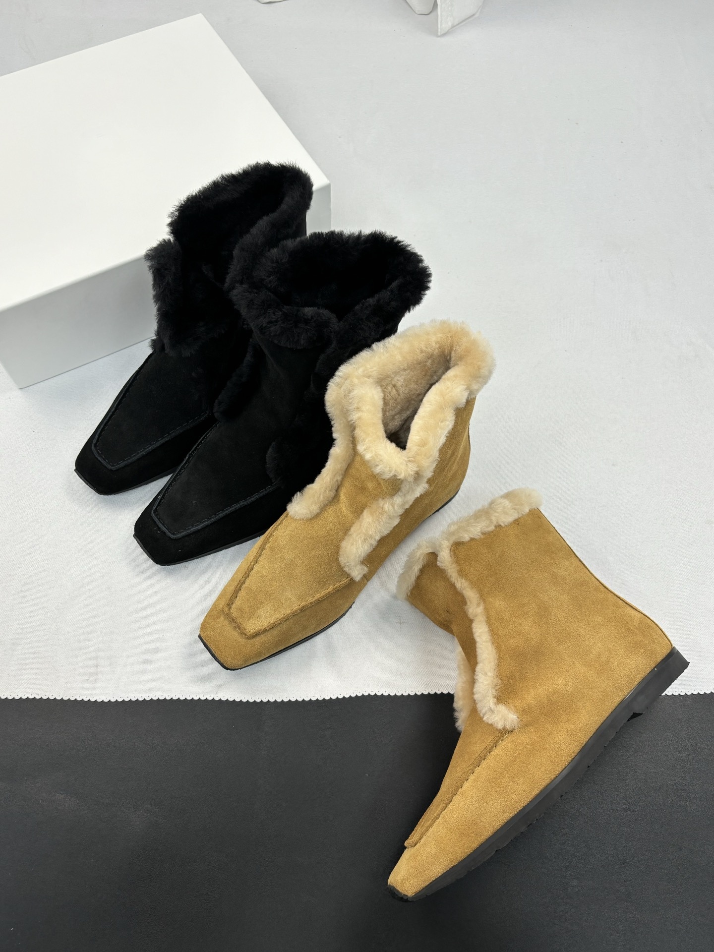 温柔治愈.秋冬暖阳氛围拉满  羊毛雪地靴女 35-39