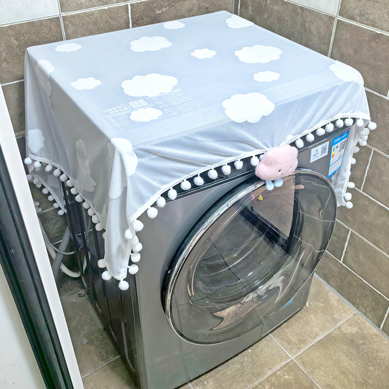 创意卡通洗衣机防尘盖布滚筒衣柜置物架古筝遮灰布防尘布布艺装饰,居家布艺,洗衣机罩,淘宝优惠券,粉丝福利购,淘宝优惠卷
