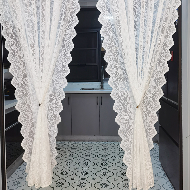 半帘法式短帘门帘厨房卧室隔断