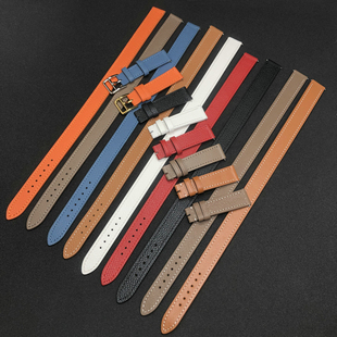 H款21女表两圈缠绕长表带Epsom牛皮荔枝纹真皮手表带16