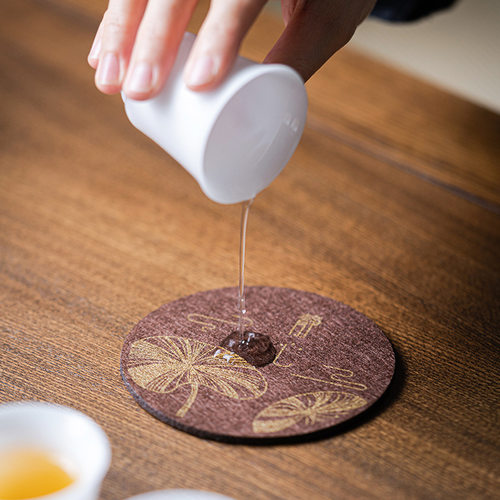 毛毡茶杯垫隔热垫创意吸水杯垫防滑防烫养壶垫干泡壶承茶垫