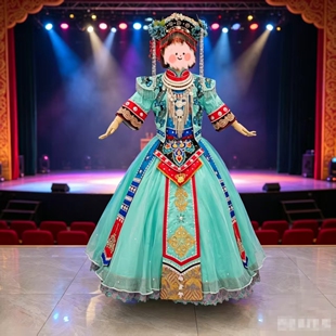 儿童演出服女出租快乐阳光彝族苗族哈尼族畲族侗族瑶族白族摩梭族