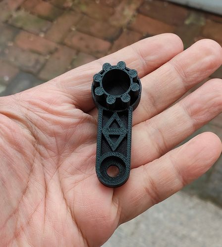 适用摩多狼手机支架防盗旋钮开关8孔防盗旋钮开关3D打印配件