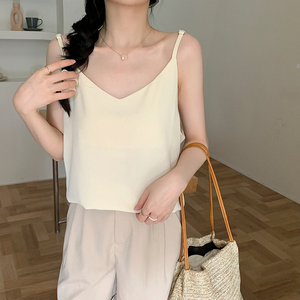 大码胖MM法式背心吊带女夏季辣妹设计感小众外穿内搭美背网红上衣