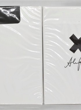 美國原裝進口 X Deck 白色 Signature Alexander Pandrea 撲克牌