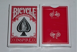 激勵 美國原裝進口 撲克牌 DECK Red BICYCLE INSPIRE