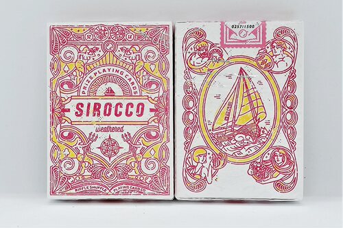 美國原裝進口 Sirocco Weathered 粉 花切收藏 撲克牌